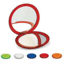 Round Double Sided Compact Mirror